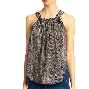 Free People Light and Flowy Split Side Tank with Adjustable Neckline Size S